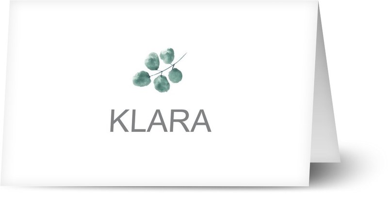 Placeringskort för dop, vit, placeringskort, vikt, Optimalprint